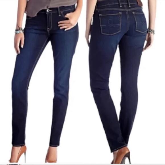 Lucky Brand Denim - Lucky Brand Sofia Skinny Jeans Dark Wash Size 6/28 Ankle